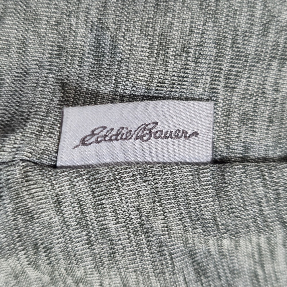 NEW Eddie Bauer Resolution LS Tee Dark Smoke Grey Heather XL Long Sleeve Shirt - Picture 6 of 9